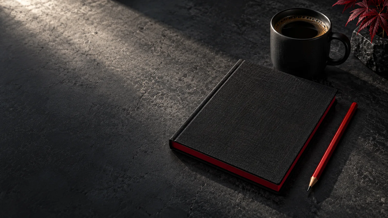 Notebook and pen representing the start of a consulting discussion
