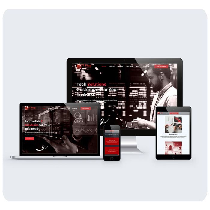 IT Flag Website (Demo)