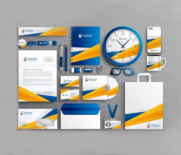 Ultra Techno Trade Visual identity (Demo)